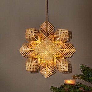 LED bambusová hviezda