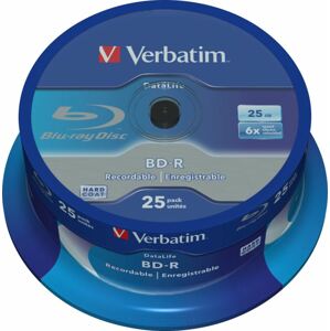 Blu-ray BD-R SL Verbatim Datalife 25GB 6x 25-cake NON-ID