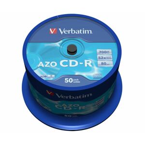 CD-R Verbatim DLP 700MB (80min) 52x Crystal 50-cake