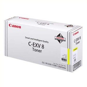 Canon originál toner C-EXV8 Y, 7626A002, yellow, 25000str.