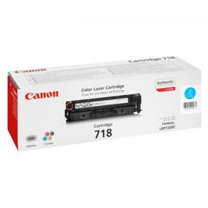 Canon originál toner 718 C, 2661B002, cyan, 2900str.
