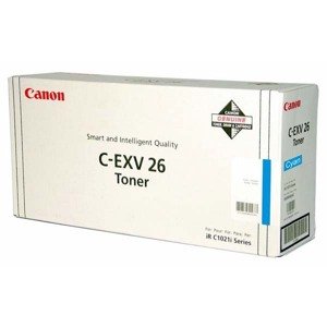 Canon originál toner C-EXV26 C, 1659B006, 1659B011, cyan, 6000str.