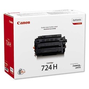 Canon originál toner 724 H BK, 3482B002, black, 12500str., high capacity