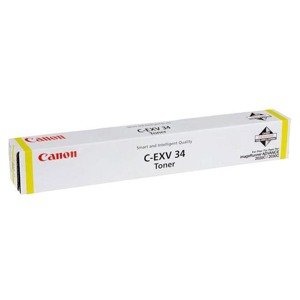 Canon originál toner C-EXV34 Y, 3785B002, yellow, 19000str.