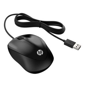 Myš drôtová, HP X1000, čierna, optická, 1200DPI