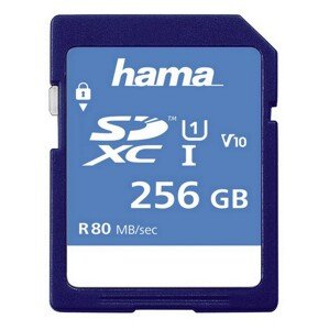 HAMA 123997 SDXC 256 GB CLASS 10, UHS-I 80 MB/S