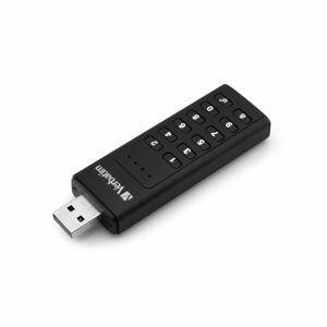 128GB USB-A Flash 3.0 Keypad Secure Store&apos;n&apos;Go Verbatim, s numerickou klávesnicí, 256-BIT AES