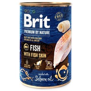 BRIT PREMIUM BY NATURE FISH WITH FISH SKIN 400 G (294-100325)