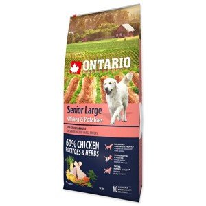 ONTARIO SENIOR LARGE CHICKEN AND POTATOES AND HERBS (12KG)