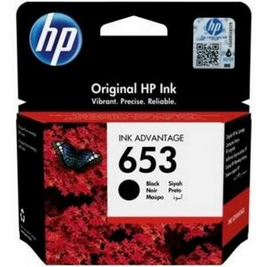 HP ORIGINAL INK 3YM75AE, BLACK, 360 STR., HP 653