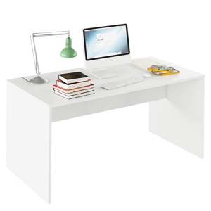 KONDELA Písací stôl, biela, RIOMA TYP 16