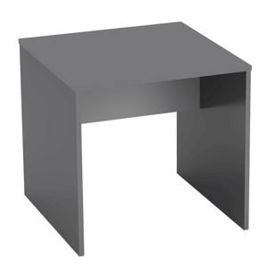 KONDELA Písací stôl, grafit/biela, RIOMA NEW TYP 17