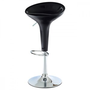 AUTRONIC AUB-9002 BK barová stolička, plast čierny/chróm