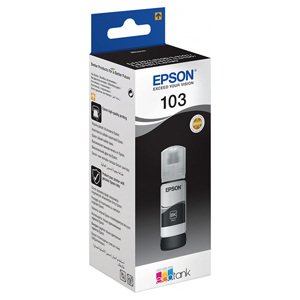 EPSON ORIGINAL INK C13T00S14A, 103, BLACK, 65ML, EPSON ECOTANK