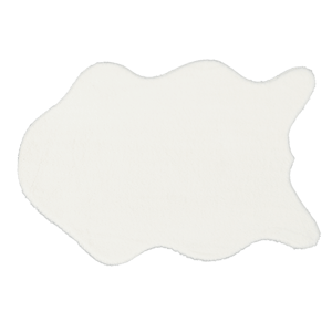 KONDELA Umelá kožušina, biela, 60x90, RABIT TYP 7