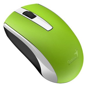 Myš bezdrôtová, Genius Eco-8100, zelená, optická, 1600DPI
