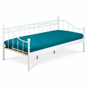 AUTRONIC BED-1905 WT posteľ jednolôžková 90x200, kovová konštrukcia, biely matný lak