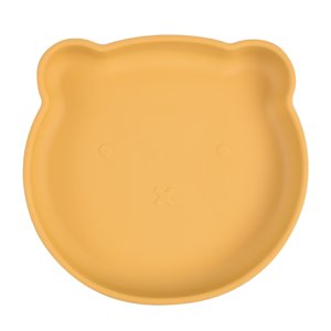 Martons silikonová miska s prísavkou BEAR Mustard