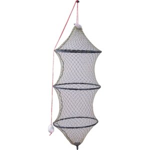 Prechovávacia sieťka na ryby 125cm, šírka 35cm, 4 kruhy