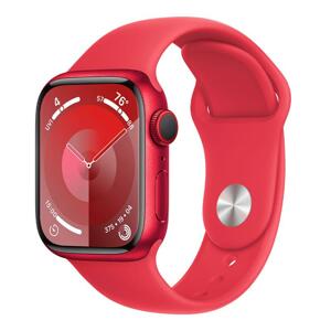 APPLE WATCH SERIES 9 GPS + CELLULAR 45MM (PRODUCT)RED ALUMI. CASE (PRDCT)RED SPORTBAND-M/L,MRYG3QC/A