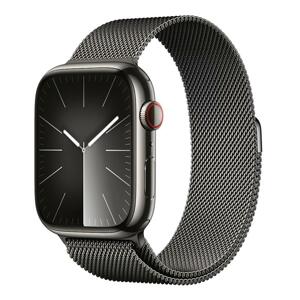 APPLE WATCH SERIES 9 GPS + CELLULAR 45MM GRAPHITE STAINLESS STEEL CASE GRAPH.MILANESE LOOP,MRMX3QC/A