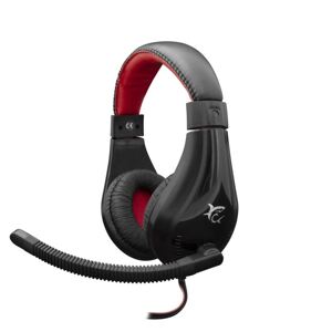 White Shark herní headset SERVAL, vestavěný mikrofon, pro PC , červená/černá (GH-2040)