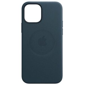 MHKK3FE/A Apple Kožený Kryt vč. Magsafe pro iPhone 12 Pro Max Baltic Blue