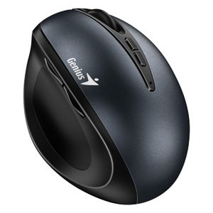 Myš bezdrôtová, Genius Ergo 8300S, čierno-šedá, optická, 1600DPI